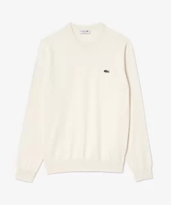 Lacoste Knitwear-Crew Neck Cotton Sweater