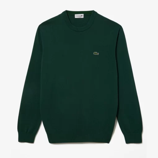 Lacoste Knitwear-Crew Neck Cotton Sweater