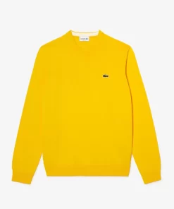 Lacoste Knitwear-Crew Neck Cotton Sweater