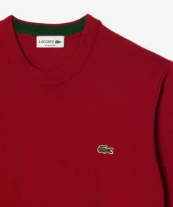 Lacoste Knitwear-Crew Neck Cotton Sweater