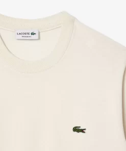 Lacoste Knitwear-Crew Neck Cotton Sweater