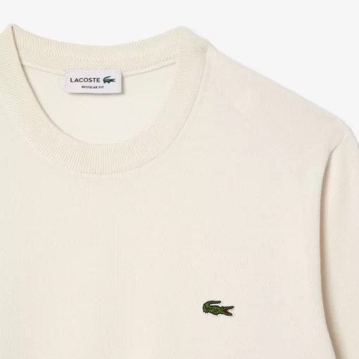 Lacoste Knitwear-Crew Neck Cotton Sweater