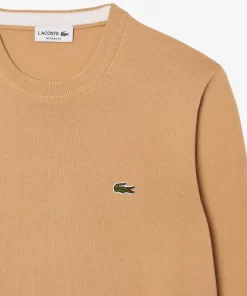 Lacoste Knitwear-Crew Neck Cotton Sweater