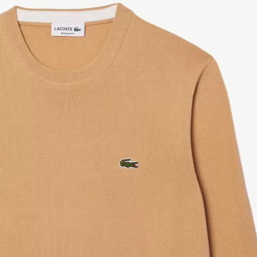 Lacoste Knitwear-Crew Neck Cotton Sweater