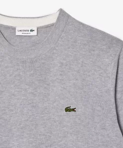 Lacoste Knitwear-Crew Neck Cotton Sweater