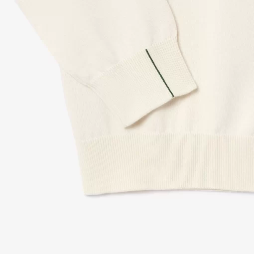 Lacoste Knitwear-Crew Neck Cotton Sweater