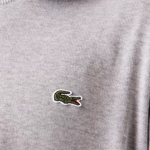 Lacoste Knitwear-Crew Neck Cotton Sweater