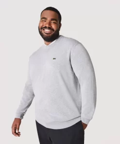 Lacoste Knitwear-Crew Neck Cotton Sweater