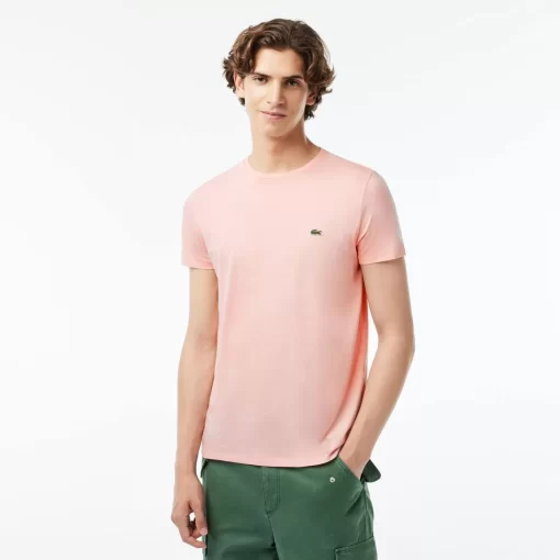 Lacoste T-Shirts-Crew Neck Pima Cotton Jersey T-Shirt