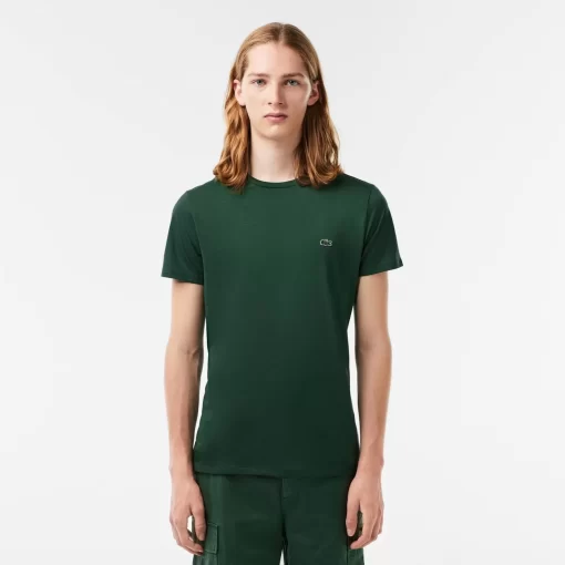 Lacoste T-Shirts-Crew Neck Pima Cotton Jersey T-Shirt