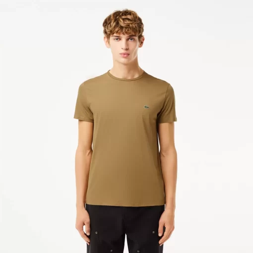 Lacoste T-Shirts-Crew Neck Pima Cotton Jersey T-Shirt