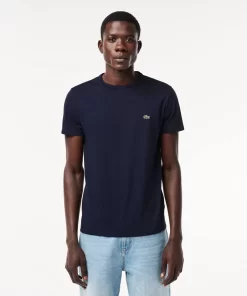 Lacoste T-Shirts-Crew Neck Pima Cotton Jersey T-Shirt