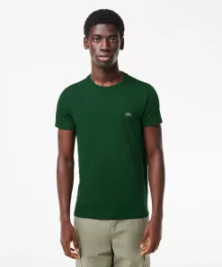 Lacoste T-Shirts-Crew Neck Pima Cotton Jersey T-Shirt