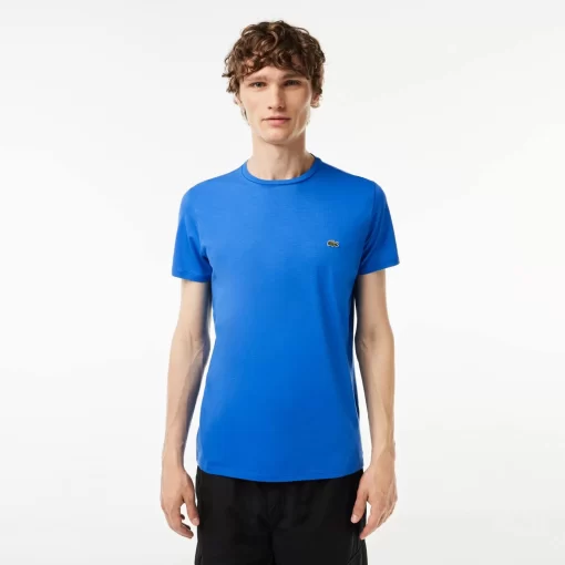 Lacoste T-Shirts-Crew Neck Pima Cotton Jersey T-Shirt