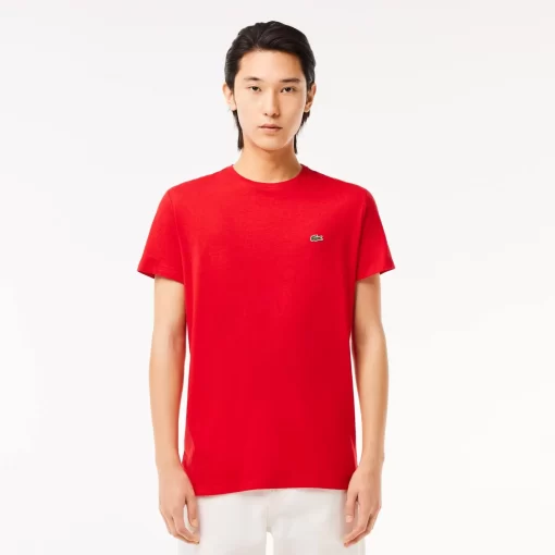 Lacoste T-Shirts-Crew Neck Pima Cotton Jersey T-Shirt