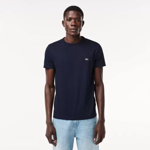 Lacoste T-Shirts-Crew Neck Pima Cotton Jersey T-Shirt