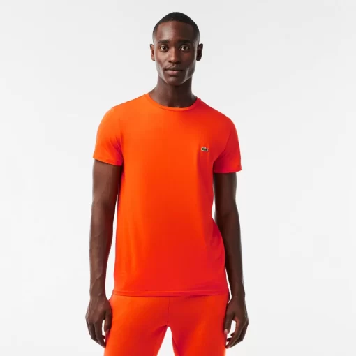 Lacoste T-Shirts-Crew Neck Pima Cotton Jersey T-Shirt