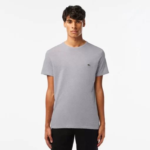 Lacoste T-Shirts-Crew Neck Pima Cotton Jersey T-Shirt