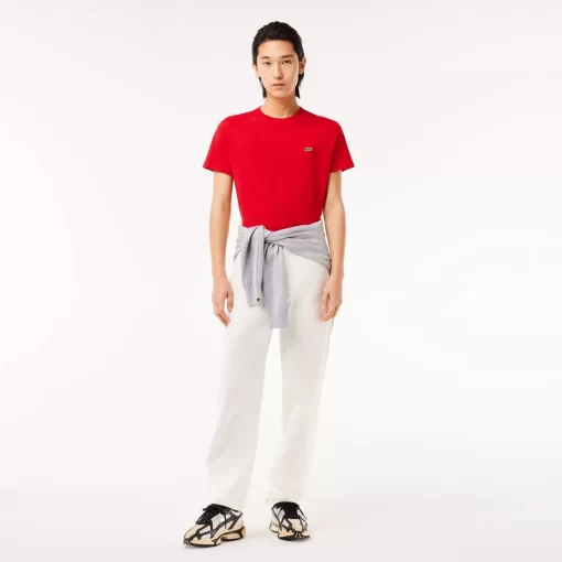 Lacoste T-Shirts-Crew Neck Pima Cotton Jersey T-Shirt