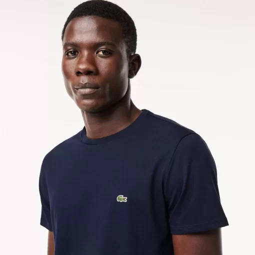 Lacoste T-Shirts-Crew Neck Pima Cotton Jersey T-Shirt