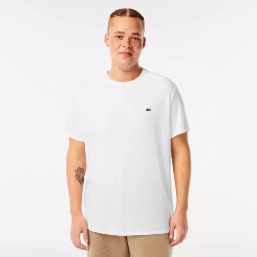 Lacoste T-Shirts-Crew Neck Pima Cotton Jersey T-Shirt