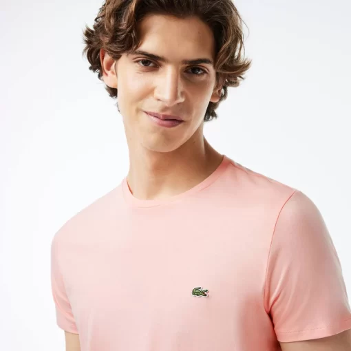 Lacoste T-Shirts-Crew Neck Pima Cotton Jersey T-Shirt