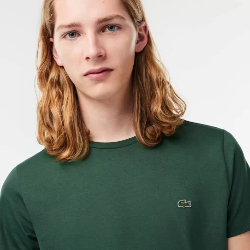 Lacoste T-Shirts-Crew Neck Pima Cotton Jersey T-Shirt