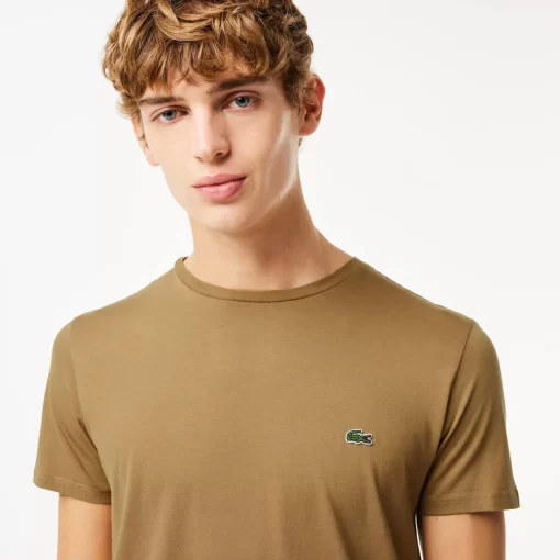 Lacoste T-Shirts-Crew Neck Pima Cotton Jersey T-Shirt