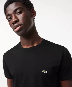 Lacoste T-Shirts-Crew Neck Pima Cotton Jersey T-Shirt