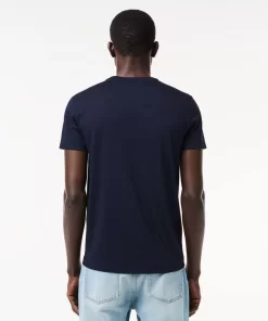 Lacoste T-Shirts-Crew Neck Pima Cotton Jersey T-Shirt