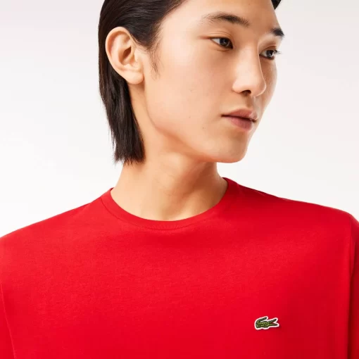 Lacoste T-Shirts-Crew Neck Pima Cotton Jersey T-Shirt