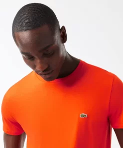 Lacoste T-Shirts-Crew Neck Pima Cotton Jersey T-Shirt