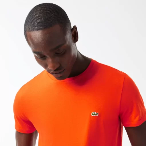 Lacoste T-Shirts-Crew Neck Pima Cotton Jersey T-Shirt