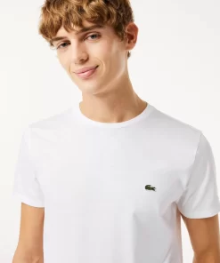 Lacoste T-Shirts-Crew Neck Pima Cotton Jersey T-Shirt