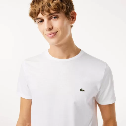 Lacoste T-Shirts-Crew Neck Pima Cotton Jersey T-Shirt