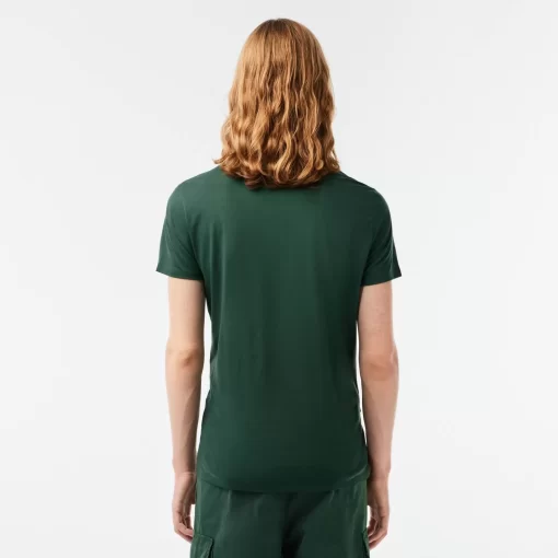 Lacoste T-Shirts-Crew Neck Pima Cotton Jersey T-Shirt