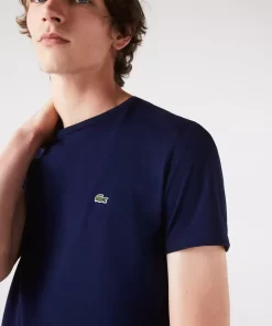 Lacoste T-Shirts-Crew Neck Pima Cotton Jersey T-Shirt