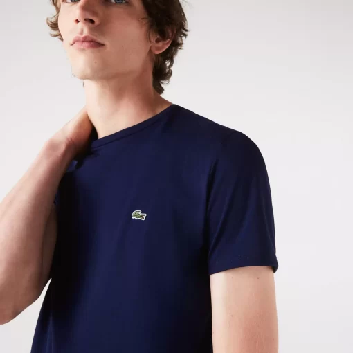 Lacoste T-Shirts-Crew Neck Pima Cotton Jersey T-Shirt