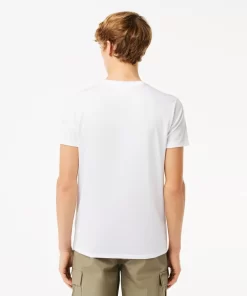 Lacoste T-Shirts-Crew Neck Pima Cotton Jersey T-Shirt