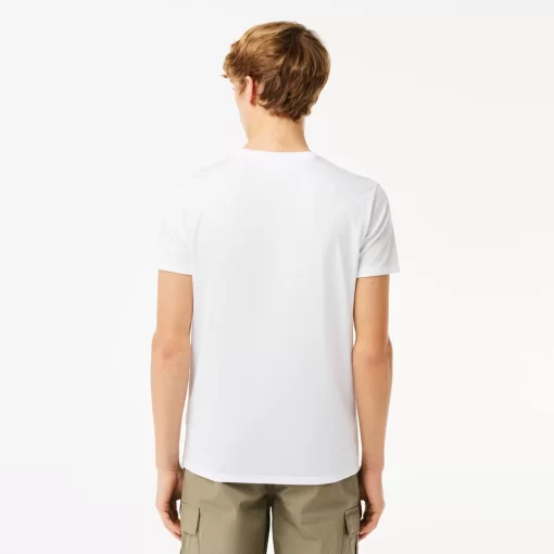 Lacoste T-Shirts-Crew Neck Pima Cotton Jersey T-Shirt