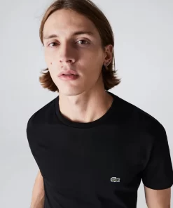 Lacoste T-Shirts-Crew Neck Pima Cotton Jersey T-Shirt