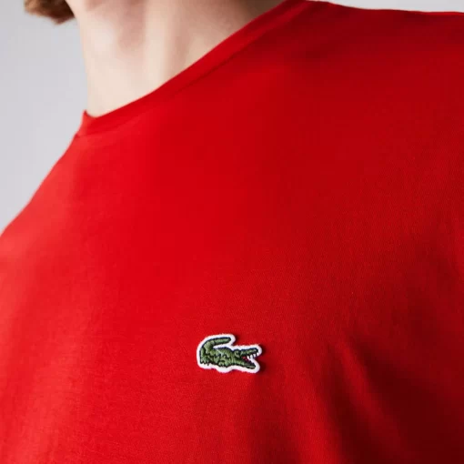 Lacoste T-Shirts-Crew Neck Pima Cotton Jersey T-Shirt