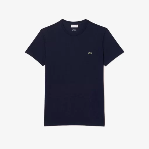 Lacoste T-Shirts-Crew Neck Pima Cotton Jersey T-Shirt