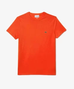 Lacoste T-Shirts-Crew Neck Pima Cotton Jersey T-Shirt