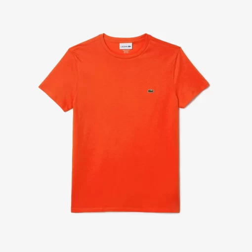 Lacoste T-Shirts-Crew Neck Pima Cotton Jersey T-Shirt