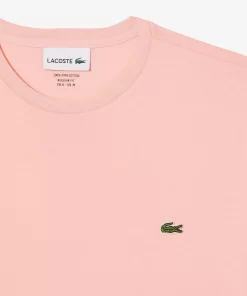 Lacoste T-Shirts-Crew Neck Pima Cotton Jersey T-Shirt