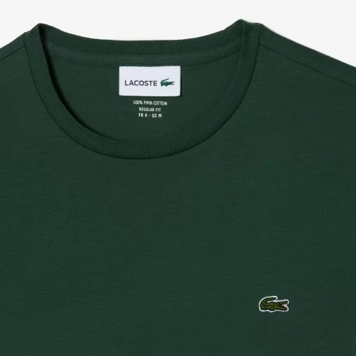 Lacoste T-Shirts-Crew Neck Pima Cotton Jersey T-Shirt