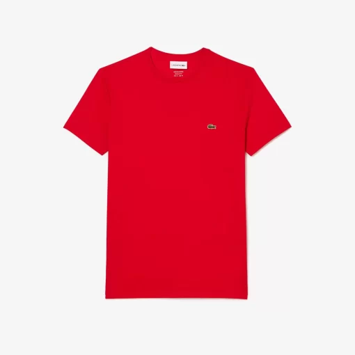 Lacoste T-Shirts-Crew Neck Pima Cotton Jersey T-Shirt