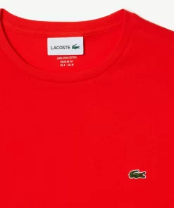 Lacoste T-Shirts-Crew Neck Pima Cotton Jersey T-Shirt