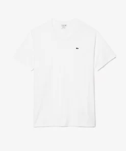 Lacoste T-Shirts-Crew Neck Pima Cotton Jersey T-Shirt